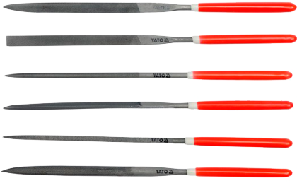YT-6160 Набор надфилей 140(65) мм, 6 предметов