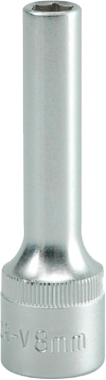Головки 1/2" 6-гранные удлиненные