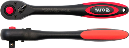 YT-0292 Трещотка с декоративной ПВХ ручкой 257 мм 1/2"