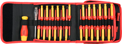 YT-28293 Набор диэл. отвёрток (до 1000 В), 50 предметов