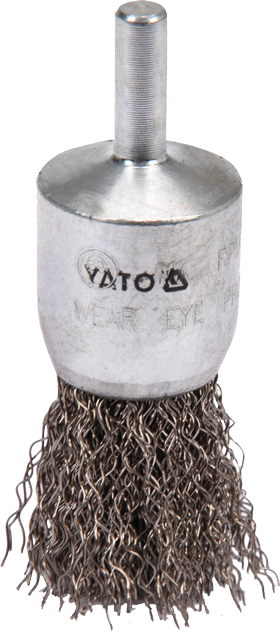 YT-47496 Щётка для дрели из нержавеющей стали конусная 25*75 мм