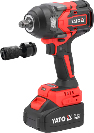 YT-828071 1/2" Аккумуляторный бесщёточный ударный гайковерт 1200 Н/м