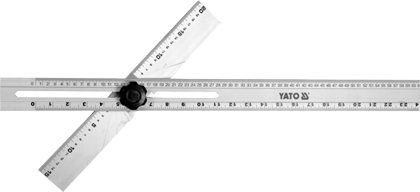 YT-70791 Универсальный угольник-линейка 600 мм