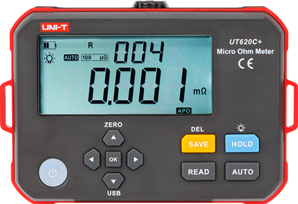 UT620C+ Цифровой микроомметр