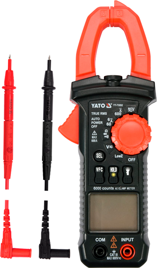 YT-73092 Токовые клещи - мультиметр True RMS 600В 600А