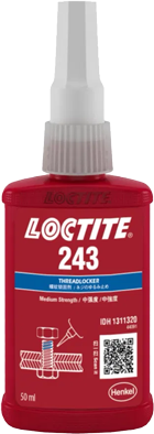 Клей-фиксатор резьбы анаэробный средней прочности Loctite 243