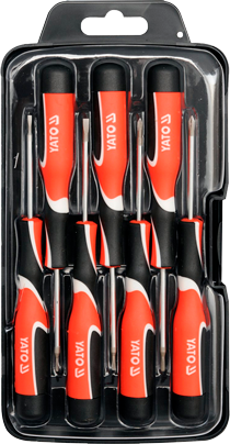YT-25863 Набор мелких шлицевых, фигурных и Torx отвёрток, 7 предметов