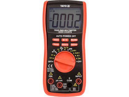 YT-73085 Мультиметр цифровой True RMS 600В 10A 