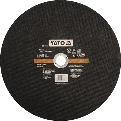 YT-6137 Диск отрезной по металлу 400*4,0*32